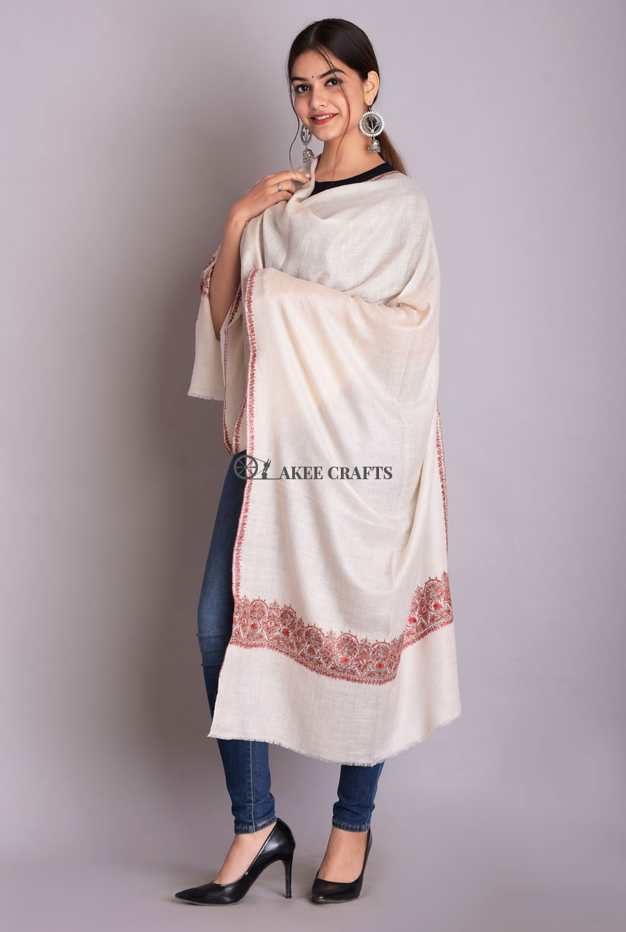 Pashmina Hand Embroidered Stoles