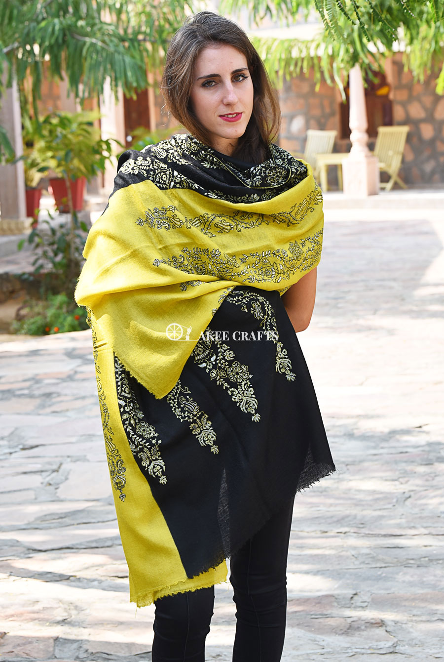 Exclusive Pashmina Hand Embroidered Shawls