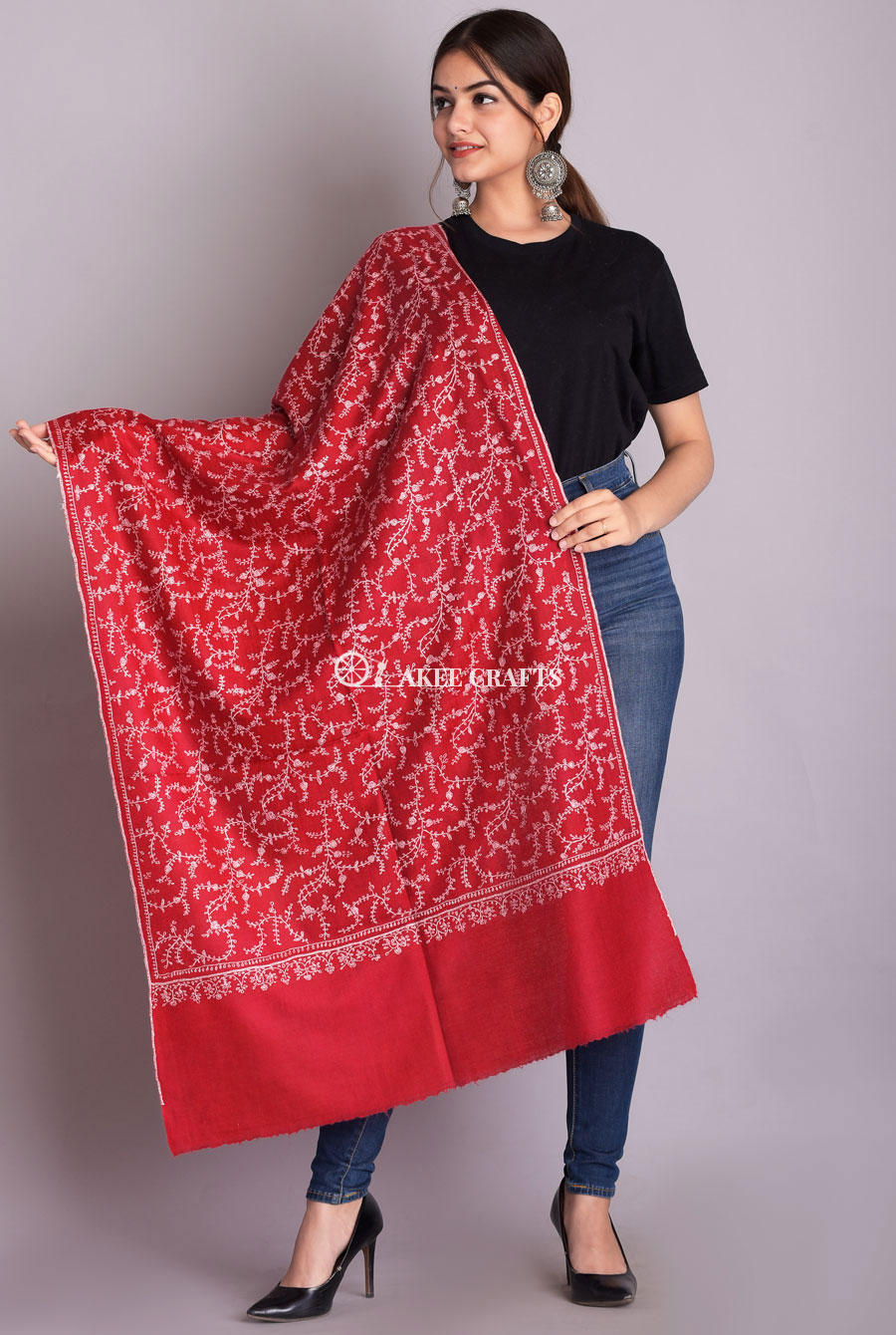 Pashmina Hand Embroidered Stoles